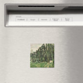 Paul Cezanne | The Poplars, c.1879-82 Magnet (In Situ (Geschirrspüler))