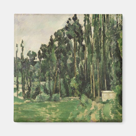 Paul Cezanne | The Poplars, c.1879-82 Magnet (Vorne)