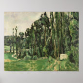 Paul Cezanne | The Poplars, c.1879-82 Poster (Vorne)
