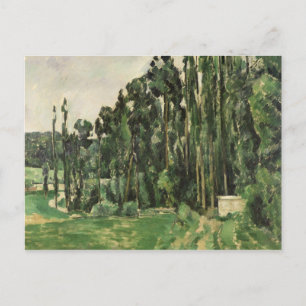 Paul Cezanne The Poplars, c.1879-82 Postkarte