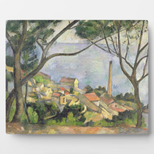 Paul Cezanne   The Sea at l'Estaque, 1878 Fotoplatte