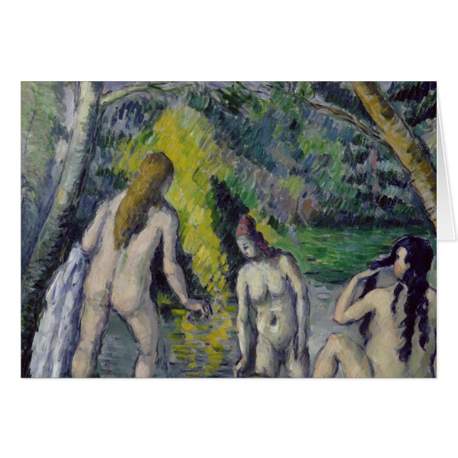 Paul Cezanne | The Three Bathers, c.1879-82 (Vorderseite (Horizontal))