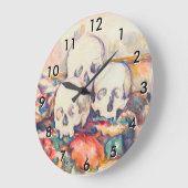 Paul Cezanne - The Three Skull Watercolor Große Wanduhr (Winkel)