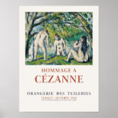 Paul Cézanne Three Bathers Impressionistin Art Pri Poster (Vorne)