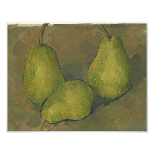 Paul Cezanne - Three Pears Fotodruck (Vorne)