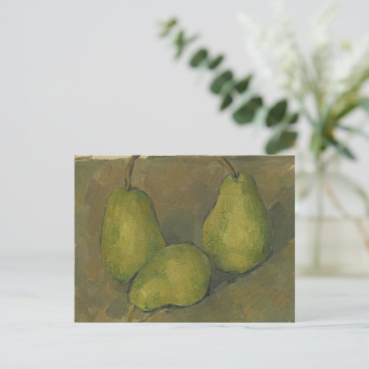 Paul Cezanne - Three Pears Postkarte (Stehend Vorderseite)