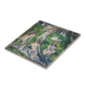 Paul Cezanne - Vier Badende Fliese (Seite)