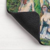 Paul Cezanne - Vier Badende Mousepad (Ecke)