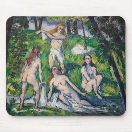 Paul Cezanne - Vier Badende Mousepad (Vorne)