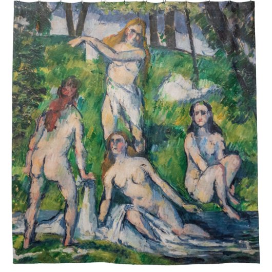 Paul Cezanne - Vier Bathers Duschvorhang (Vorderseite)