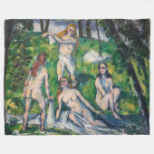 Paul Cezanne - Vier Bathers Fleecedecke (Vorderseite (Horizontal))