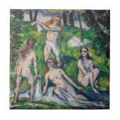 Paul Cezanne - Vier Bathers Fliese (Vorderseite)
