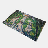 Paul Cezanne - Vier Bathers Fußmatte (Schrägansicht)