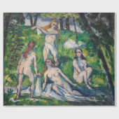 Paul Cezanne - Vier Bathers Geschenkpapier (Flach)
