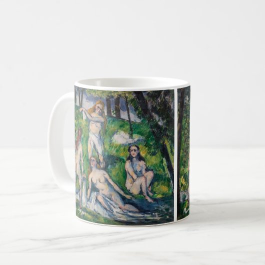 Paul Cezanne - Vier Bathers Kaffeetasse (Vorderseite Links)