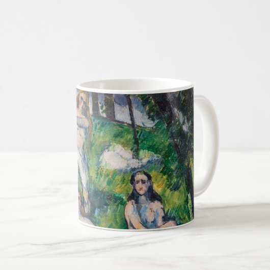 Paul Cezanne - Vier Bathers Kaffeetasse (VorderseiteRechts)