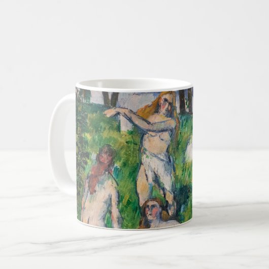 Paul Cezanne - Vier Bathers Kaffeetasse (Vorderseite Links)
