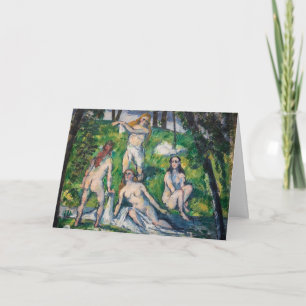 Paul Cezanne - Vier Bathers Karte