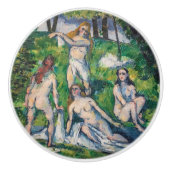Paul Cezanne - Vier Bathers Keramikknauf (Vorderseite)