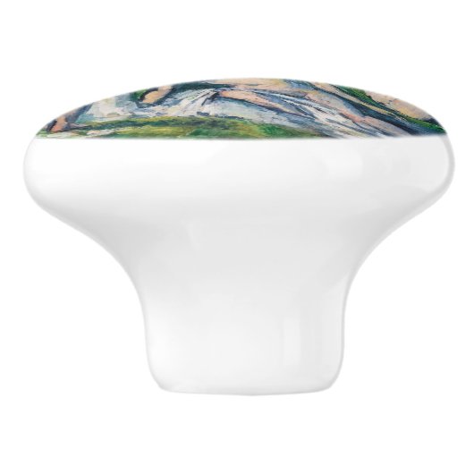 Paul Cezanne - Vier Bathers Keramikknauf (Seitenansicht)