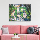 Paul Cezanne - Vier Bathers Leinwanddruck (Insitu (Wohnzimmer))