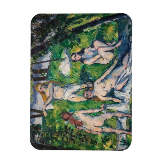 Paul Cezanne - Vier Bathers Magnet (Vertikal)