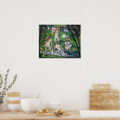 Paul Cezanne - Vier Bathers Poster (Küche)