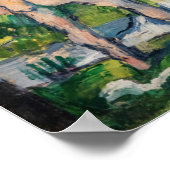 Paul Cezanne - Vier Bathers Poster (Ecke)