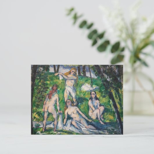 Paul Cezanne - Vier Bathers Postkarte (Stehend Vorderseite)