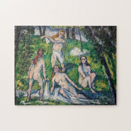 Paul Cezanne - Vier Bathers Puzzle (Horizontal)