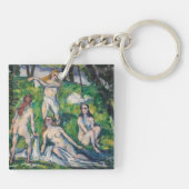 Paul Cezanne - Vier Bathers Schlüsselanhänger (Rückseite)