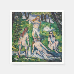 Paul Cezanne - Vier Bathers Serviette
