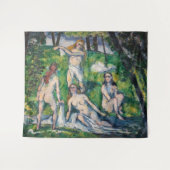 Paul Cezanne - Vier Bathers Wandteppich (Vorderseite (Horizontal))