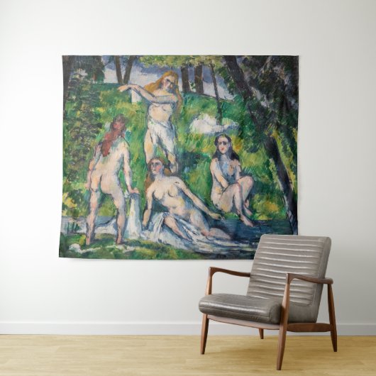 Paul Cezanne - Vier Bathers Wandteppich (Beispiel (Horizontal))
