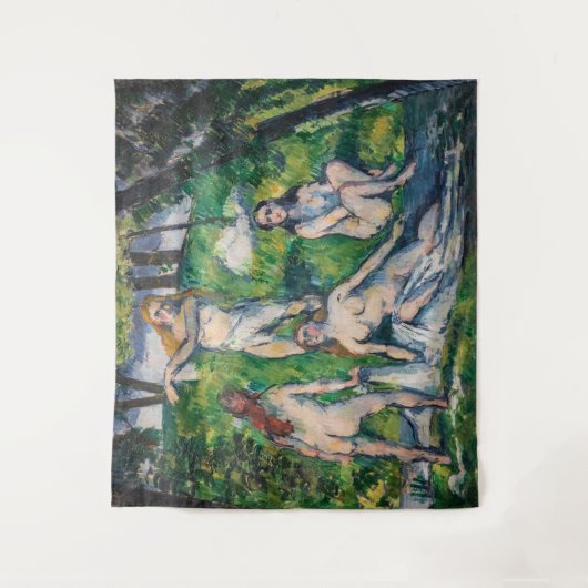 Paul Cezanne - Vier Bathers Wandteppich (Vorderseite)