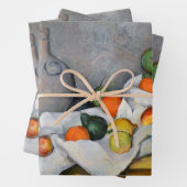 Paul Cezanne - Vorhang, Jug und Fruchtschale Geschenkpapier Set (Beispiel)