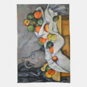 Paul Cezanne - Vorhang, Jug und Fruchtschale Geschirrtuch (Vertikal)