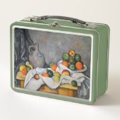 Paul Cezanne - Vorhang, Jug und Fruchtschale Metall Brotdose (Vorderseite)