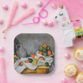 Paul Cezanne - Vorhang, Jug und Fruchtschale Pappteller (Party)