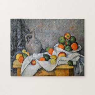 Paul Cezanne - Vorhang, Jug und Fruchtschale Puzzle
