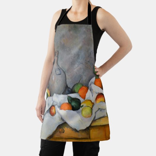 Paul Cezanne - Vorhang, Jug und Fruchtschale Schürze (InSitu)