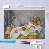 Paul Cezanne - Vorhang, Jug und Fruchtschale Seidenpapier (Handwerk)