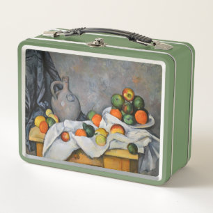 Paul Cezanne - Vorhang, Krug und Obstschale Metall Brotdose