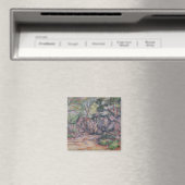 Paul Cezanne | Wald mit Felsen, 1893 Magnet (In Situ (Geschirrspüler))
