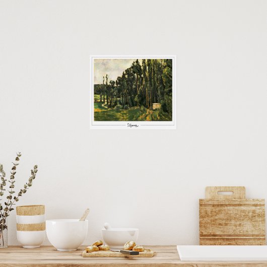 Paul Cézanne Zedign Art Poster #24 (Küche)