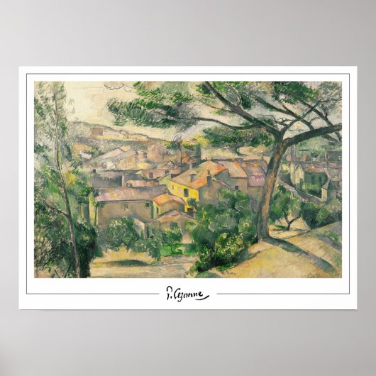Paul Cézanne Zedign Art Poster #246 (Vorne)