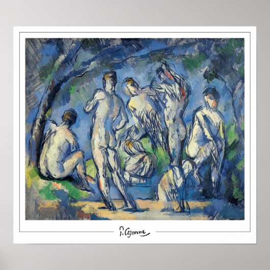 Paul Cézanne Zedign Art Poster #34 (Vorne)