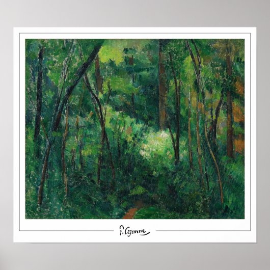 Paul Cézanne Zedign Art Poster #37 (Vorne)