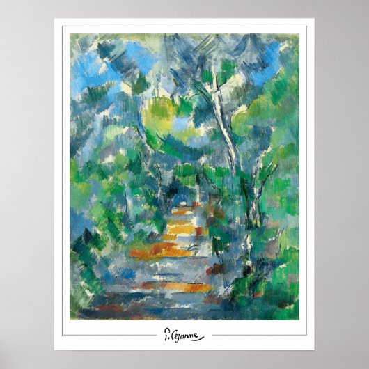 Paul Cézanne Zedign Art Poster #5 (Vorne)