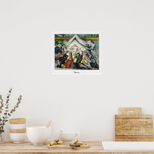Paul Cézanne Zedign Art Poster #51 (Küche)